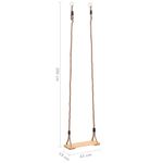 Jucarii, Copii si Bebe - Jucarii si jocuri - Jucarii de exterior - Leagane copii - Leagan de scandura, 200 cm, lemn masiv de pin - Infinity.ro
