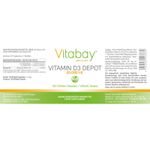 Ingrijire personala si Cosmetice/Sanatate si wellness/Suplimente alimentare/Vitamine si minerale - Vitabay Vitamina D3 - 20.000 UI - 120 Tablete vegane - Infinity.ro