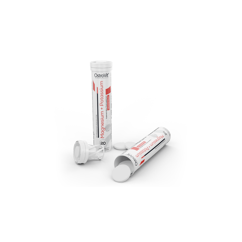 Ingrijire personala si Cosmetice - Sanatate si wellness - Suplimente alimentare - Vitamine si minerale - OstroVit Magnesium + Potasiu 20 comprimate efervescente cu aroma de grapefruit - Infinity.ro