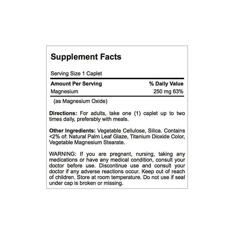 Ingrijire personala si Cosmetice - Sanatate si wellness - Suplimente alimentare - Vitamine si minerale - Puritan Pride Magnesium 250mg - 100 Capsule - Infinity.ro