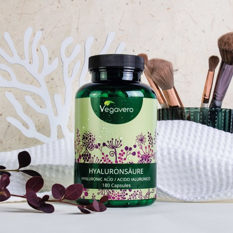 Ingrijire personala si Cosmetice - Sanatate si wellness - Suplimente alimentare - Vitamine si minerale - Vegavero Acid Hialuronic, 600mg, 180 Capsule - Infinity.ro