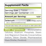 Ingrijire personala si Cosmetice - Sanatate si wellness - Suplimente alimentare - Vitamine si minerale - Pure Nutrition USA Seleniu 100 mcg 100 Pastile - Infinity.ro
