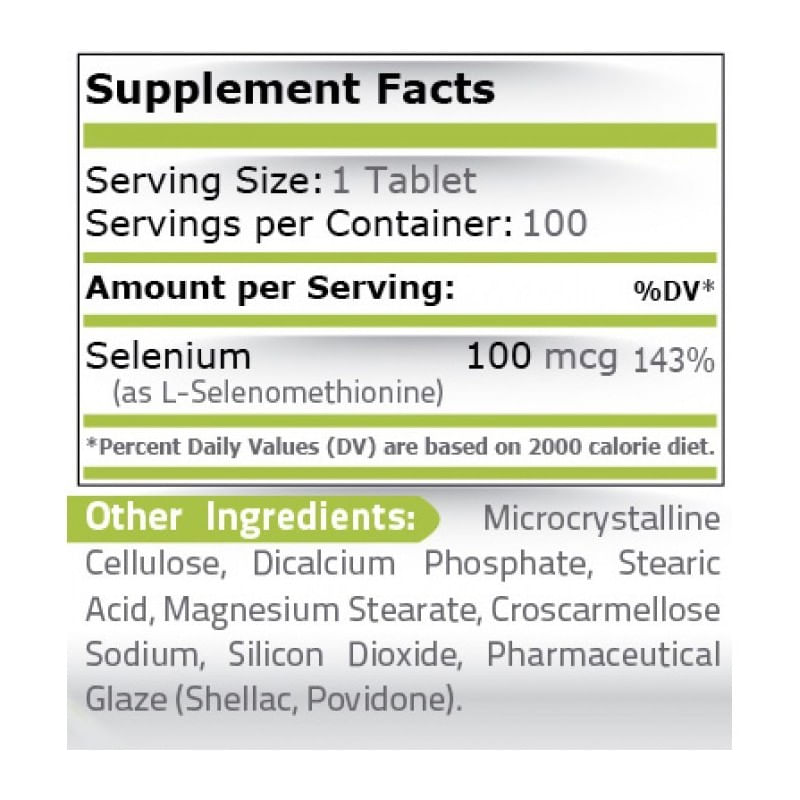 Ingrijire personala si Cosmetice - Sanatate si wellness - Suplimente alimentare - Vitamine si minerale - Pure Nutrition USA Seleniu 100 mcg 100 Pastile - Infinity.ro