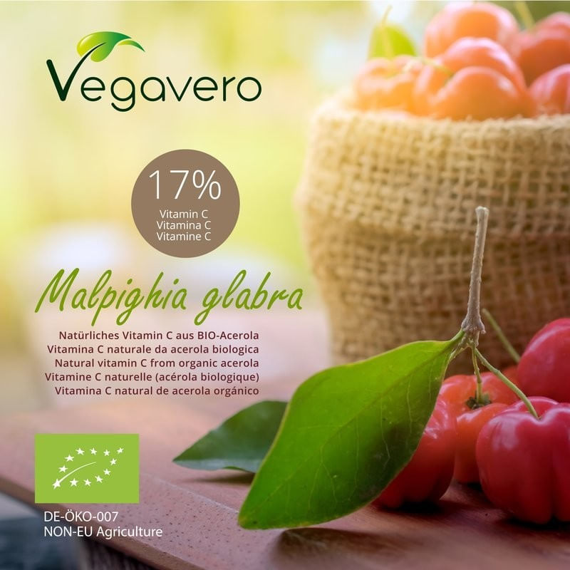 Ingrijire personala si Cosmetice - Sanatate si wellness - Suplimente alimentare - Vitamine si minerale - Vegavero Vitamina C Organica 180 capsule - Infinity.ro