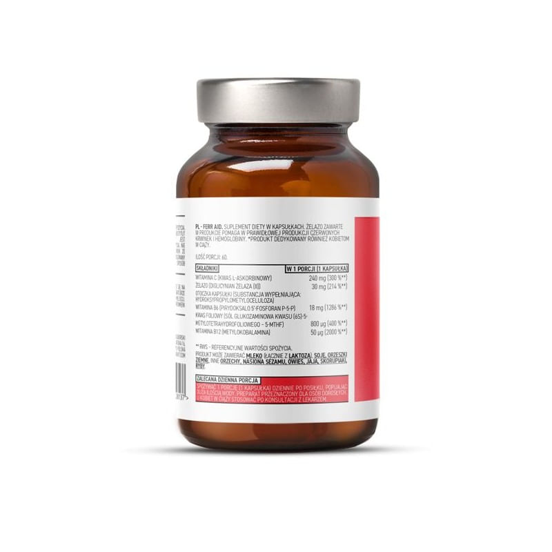 Ingrijire personala si Cosmetice - Sanatate si wellness - Suplimente alimentare - Vitamine si minerale - OstroVit Pharma Ferr Aid 60 Capsule (Fier + Vitamine) - Infinity.ro