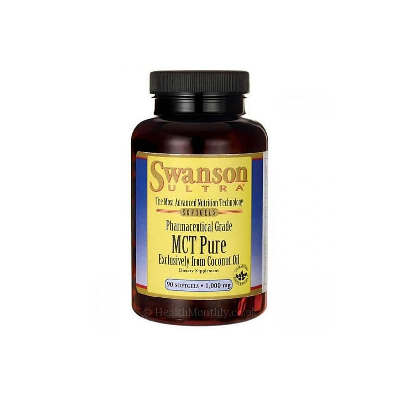 Ingrijire personala si Cosmetice - Sanatate si wellness - Suplimente alimentare - Vitamine si minerale - Swanson Ultra MCT ulei Pur 1,000 Mg 90 Gelule - Infinity.ro
