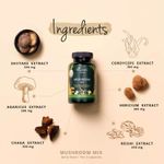 Ingrijire personala si Cosmetice - Sanatate si wellness - Suplimente alimentare - Vitamine si minerale - Vegavero Mushroom Mix, 120 Capsule (Mix de ciuperci) - Infinity.ro