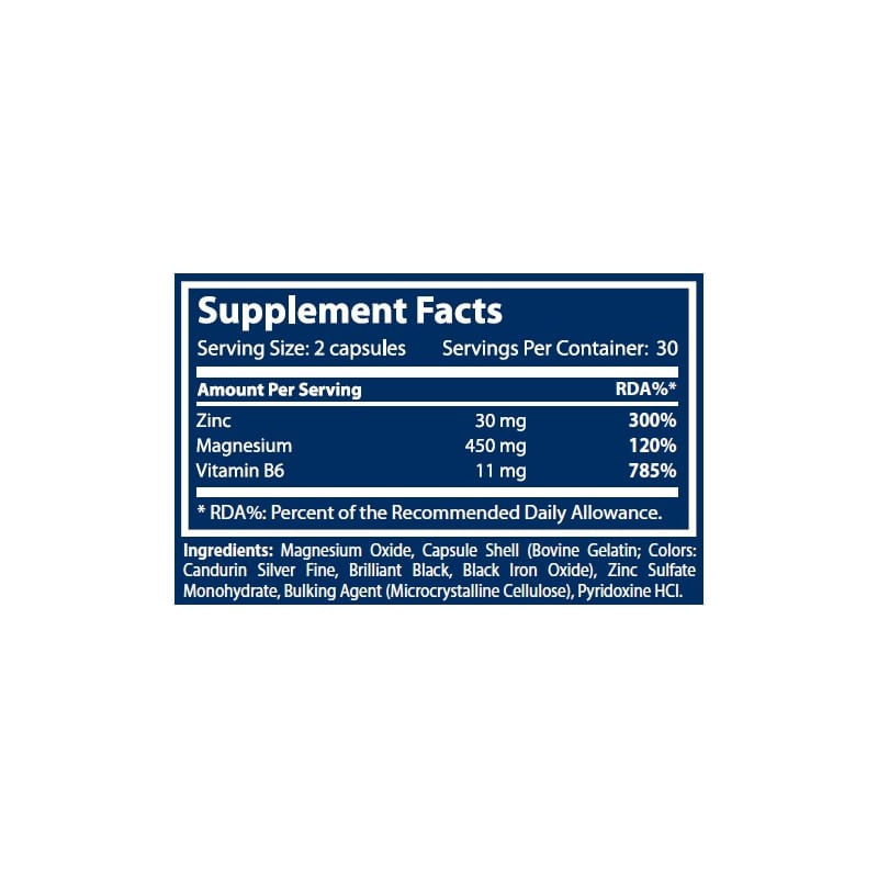 Ingrijire personala si Cosmetice - Sanatate si wellness - Suplimente alimentare - Vitamine si minerale - Scitec ZMB6, Zinc+Magneziu+Vit B6 60 Capsule - Infinity.ro