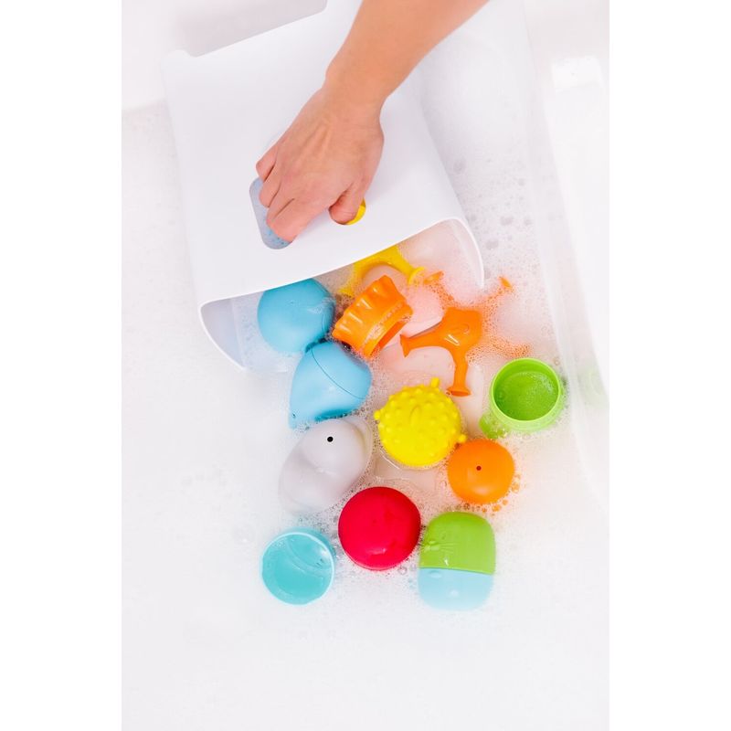Jucarii, Copii si Bebe - Jucarii si jocuri - Jucarii bebelusi - Jucarii de baie - Set cadou jucarii de baie si cosulet Ubbi - Infinity.ro