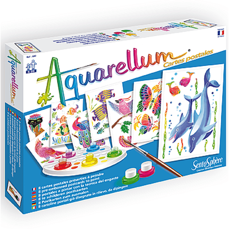 Jucarii, Copii si Bebe - Jucarii si jocuri - Jucarii & jocuri educative - Jucarii interactive - Aquarellum Carti Postale - Animale - Infinity.ro