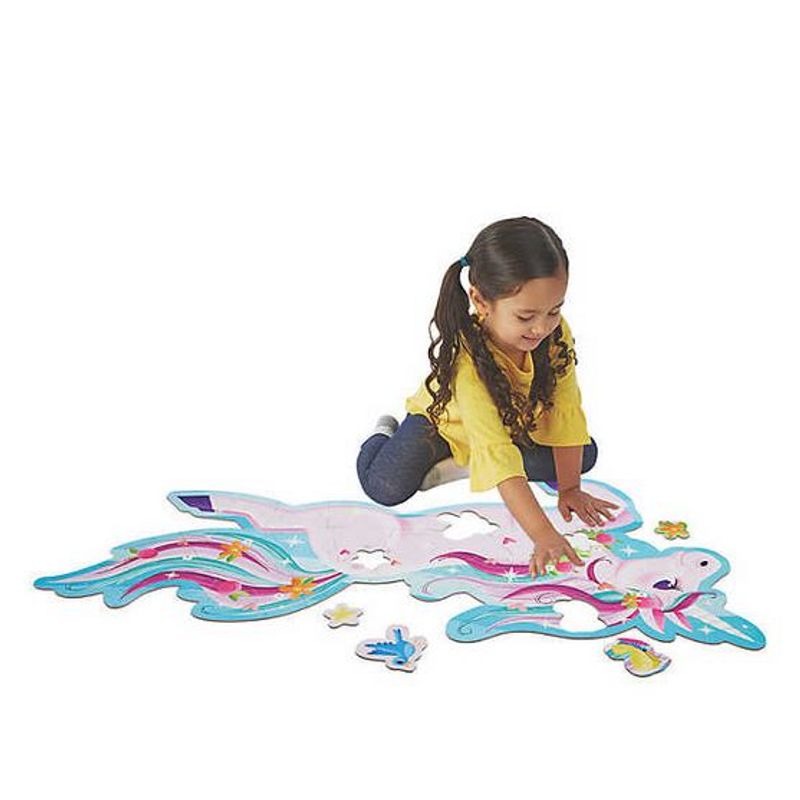 Jucarii, Copii si Bebe - Jucarii si jocuri - Jocuri si puzzle - Puzzle - Unicorn Floor Puzzle - puzzle de podea in forma de unicorn - Infinity.ro