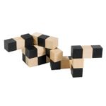 Jucarii, Copii si Bebe - Jucarii si jocuri - Jocuri si puzzle - Puzzle - Cub sarpe lemn - Joc logic puzzle 3D - Infinity.ro