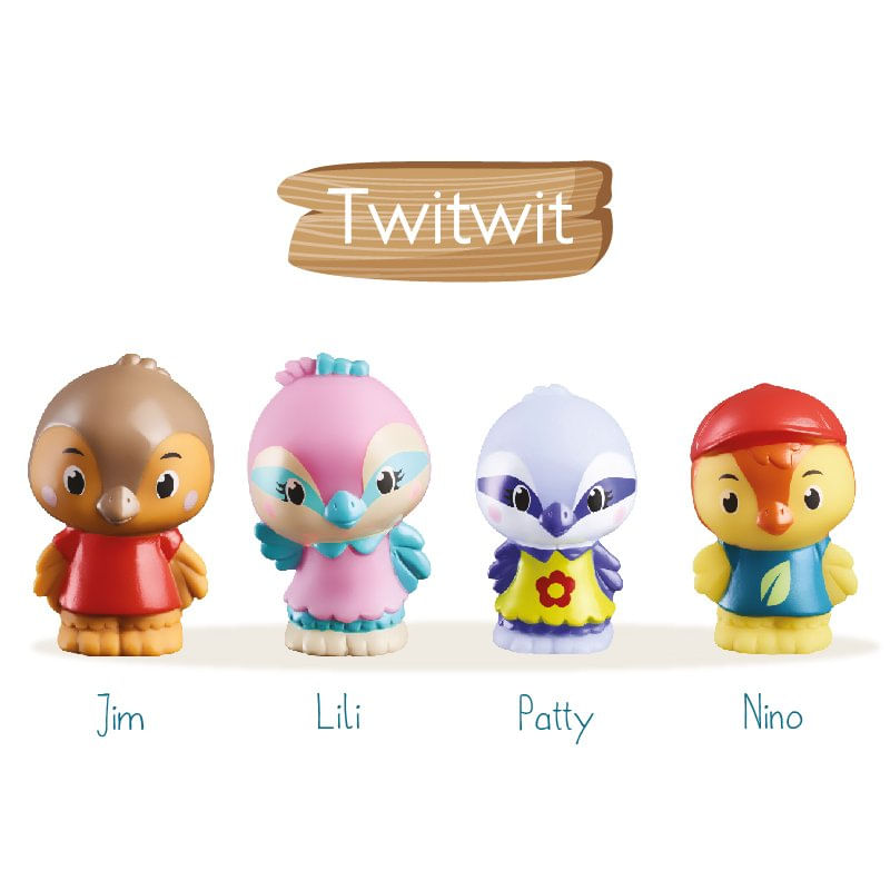 Jucarii, Copii si Bebe - Jucarii si jocuri - Jucarii & jocuri educative - Jucarii interactive - Familia de pasari Twitwit - Set figurine joc de rol - Infinity.ro