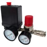 Casa si Gradina - Electrice - Echipamente electrice - Compresoare - Presostat compresor aer + supape 20A 230V 3-10 bari VERKE V81202 - Infinity.ro