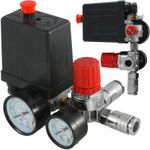 Casa si Gradina - Electrice - Echipamente electrice - Compresoare - Presostat compresor aer + supape 20A 230V 3-10 bari VERKE V81202 - Infinity.ro