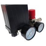 Casa si Gradina - Electrice - Echipamente electrice - Compresoare - Presostat compresor aer + supape 20A 230V 3-10 bari VERKE V81202 - Infinity.ro