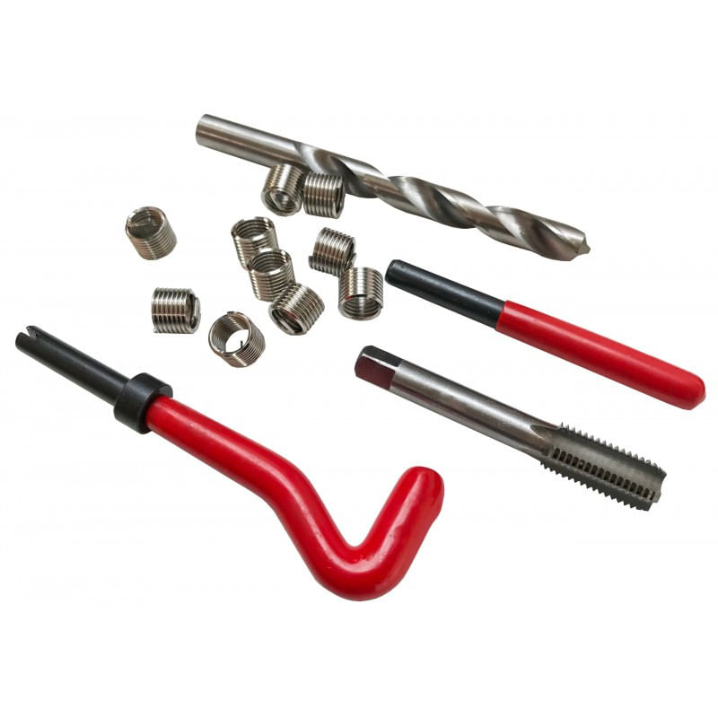 Casa si Gradina - Constructii - Scule de mana si unelte - Seturi scule - Kit profesional de reparare filete M6-M10 88 elemente VERKE V86229 - Infinity.ro