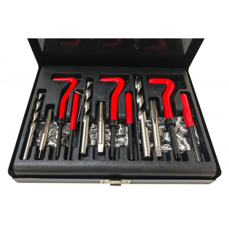 Casa si Gradina - Constructii - Scule de mana si unelte - Seturi scule - Kit profesional de reparare filete M6-M10 88 elemente VERKE V86229 - Infinity.ro