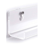 Casa si Gradina - Decoratiuni - Obiecte decorative - Accesorii decorative - Suport transparent de perete pentru discuri de vinyl, postere si fotografii cu scop decorativ, plastic, 18 cm - Infinity.ro