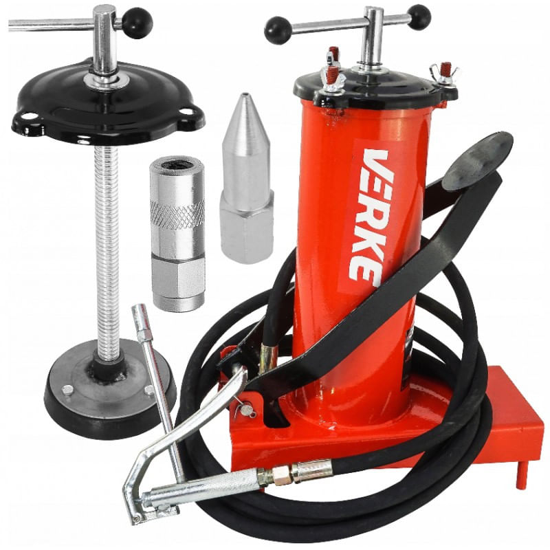 Casa si Gradina - Constructii - Scule de mana si unelte - Accesorii scule de mana - Pompa de gresat actionata la picior recipient 3L VERKE V86130 - Infinity.ro