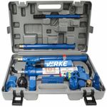 Auto si Moto - Reparatii si depanare - Scule auto - Scule si truse auto - Set trusa hidraulica indreptat caroserie 10T + accesorii VERKE V86368 - Infinity.ro