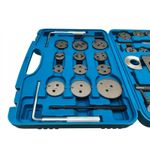 Auto si Moto - Reparatii si depanare - Scule auto - Echipamente de ridicare si sprijin - Presa etrier universala placute frana, 35 piese complexe VERKE V86205 - Infinity.ro