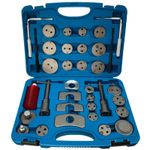 Auto si Moto - Reparatii si depanare - Scule auto - Echipamente de ridicare si sprijin - Presa etrier universala placute frana, 35 piese complexe VERKE V86205 - Infinity.ro