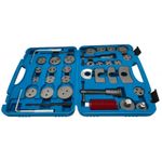 Auto si Moto - Reparatii si depanare - Scule auto - Echipamente de ridicare si sprijin - Presa etrier universala placute frana, 35 piese complexe VERKE V86205 - Infinity.ro