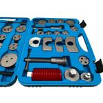 Auto si Moto - Reparatii si depanare - Scule auto - Echipamente de ridicare si sprijin - Presa etrier universala placute frana, 35 piese complexe VERKE V86205 - Infinity.ro