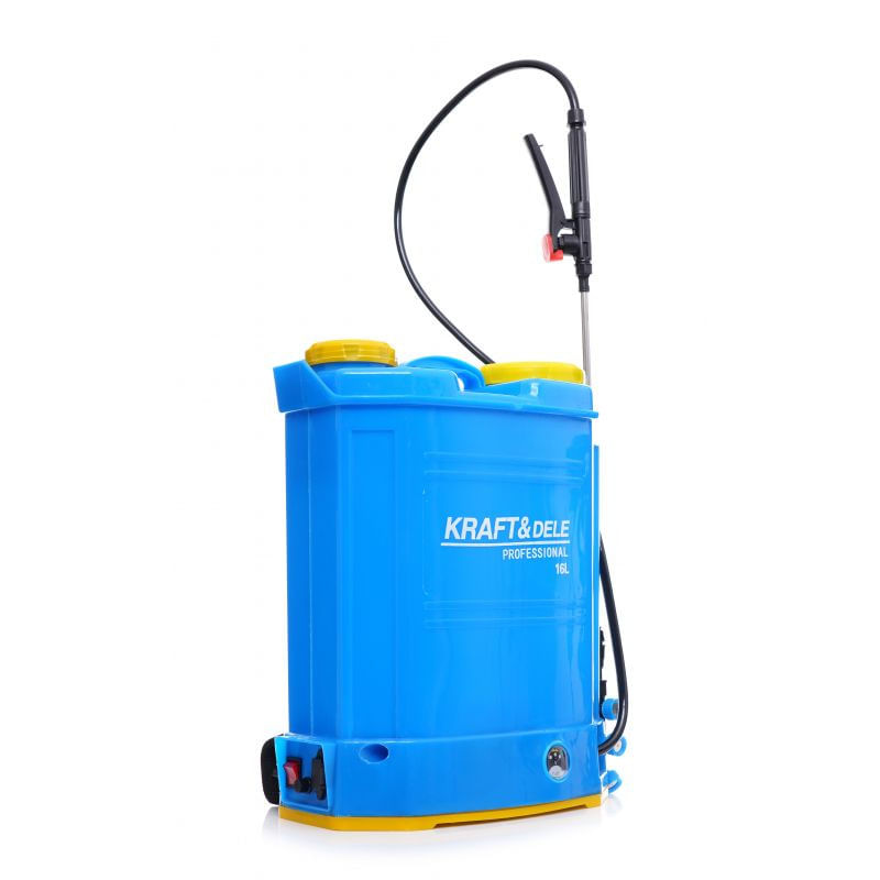 Casa si Gradina/Gradinarit si plante/Utilaje gradina/Motosape si motocultoare - Pulverizator sub presiune electric cu acumulator 16L KD2022 Kraftdele - Infinity.ro