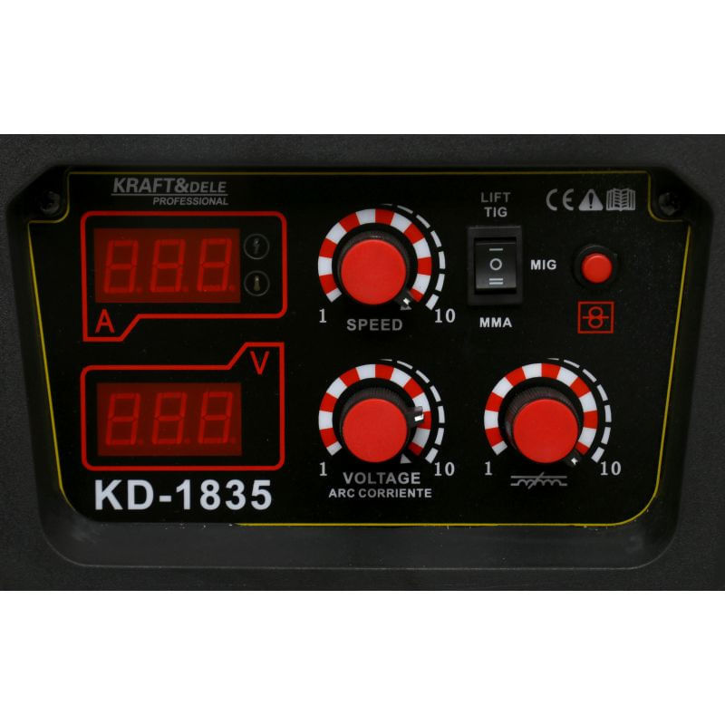 Casa si Gradina - Constructii - Scule electrice si accesorii - Aparate de sudura - Aparat Sudura Invertor 3in1 MMA-MIG-TIG 20-240A KD1835 Kraftdele - Infinity.ro