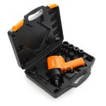 Casa si Gradina - Constructii - Scule electrice si accesorii - Masini de gaurit si insurubat - Pistol Impact pneumatic 1050Nm 1/2", 10 piese, KraftDele KD1425 - Infinity.ro