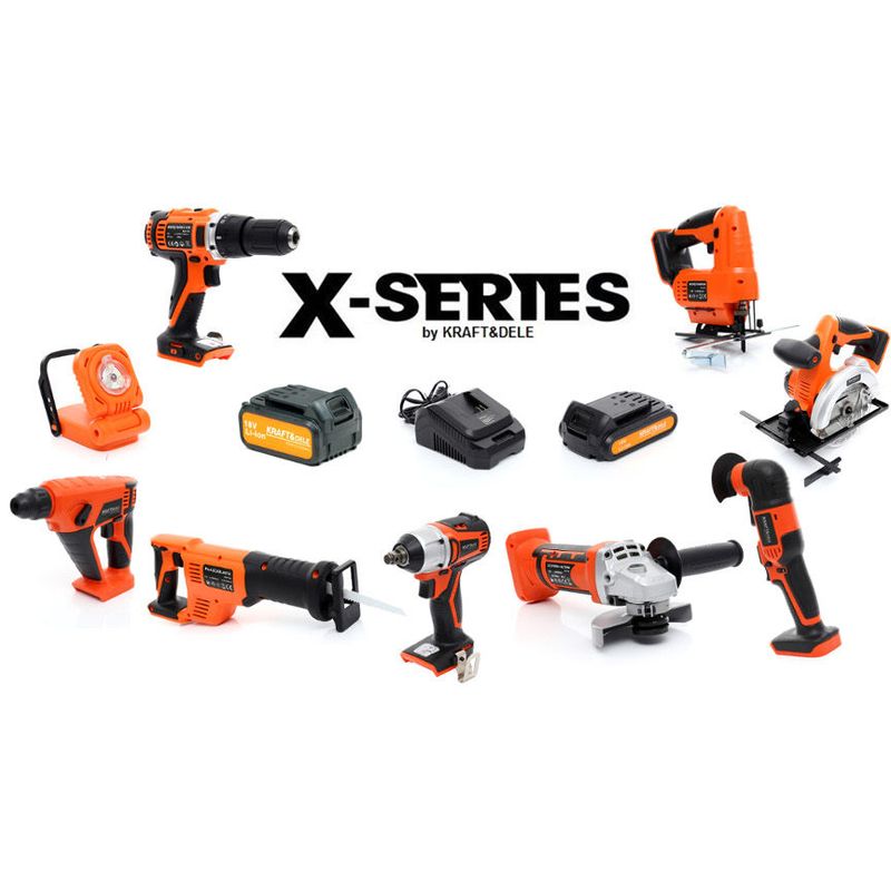 Casa si Gradina - Constructii - Scule electrice si accesorii - Masini de gaurit si insurubat - Masina de gaurit si insurubat 18V X-SERIES KraftDele KD1751 TBC - Infinity.ro