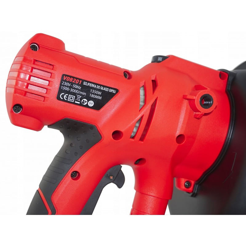 Casa si Gradina - Constructii - Scule electrice si accesorii - Slefuitoare - Slefuitor pentru pereti cu sistem aspirare 1350W 180mm V08201 Verke - Infinity.ro