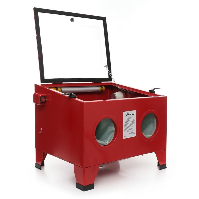 Casa si Gradina - Constructii - Scule profesionale - Scule pneumatice - Cabina de sablat cu capacitatea de 80 litri KraftDele KD10334 - Infinity.ro