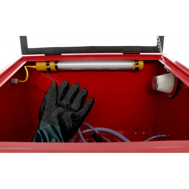 Casa si Gradina - Constructii - Scule profesionale - Scule pneumatice - Cabina de sablat cu capacitatea de 80 litri KraftDele KD10334 - Infinity.ro