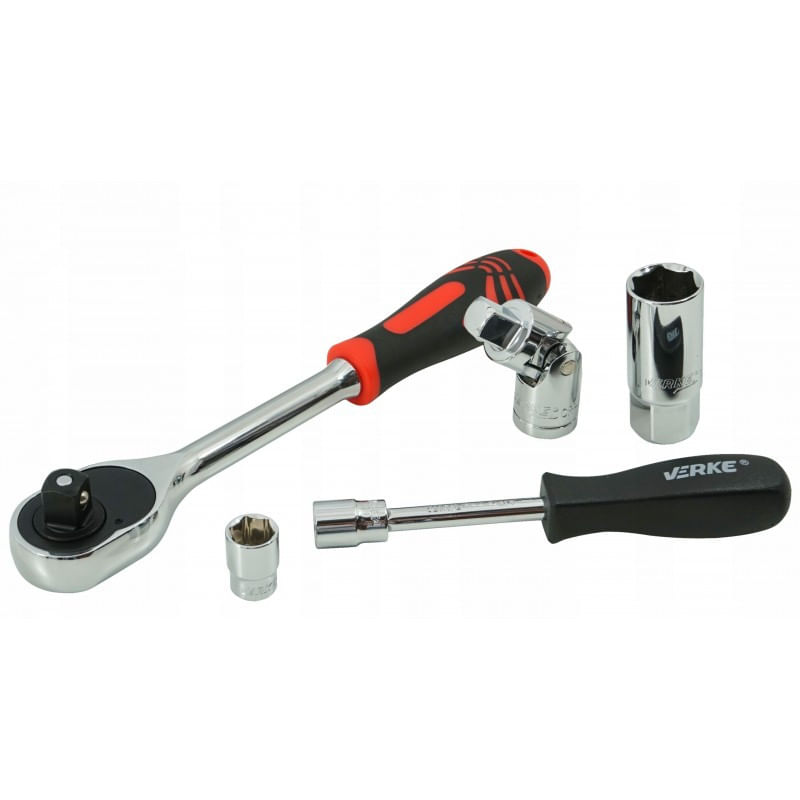 Casa si Gradina - Constructii - Scule de mana si unelte - Seturi scule - Trusa Scule Tubulare, Imbus, Clicheti, Torx 108 elemente V39066 Verke - Infinity.ro