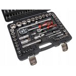 Casa si Gradina - Constructii - Scule de mana si unelte - Seturi scule - Trusa Scule Tubulare, Imbus, Clicheti, Torx 108 elemente V39066 Verke - Infinity.ro