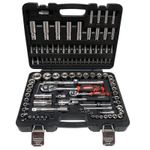 Casa si Gradina - Constructii - Scule de mana si unelte - Seturi scule - Trusa Scule Tubulare, Imbus, Clicheti, Torx 108 elemente V39066 Verke - Infinity.ro