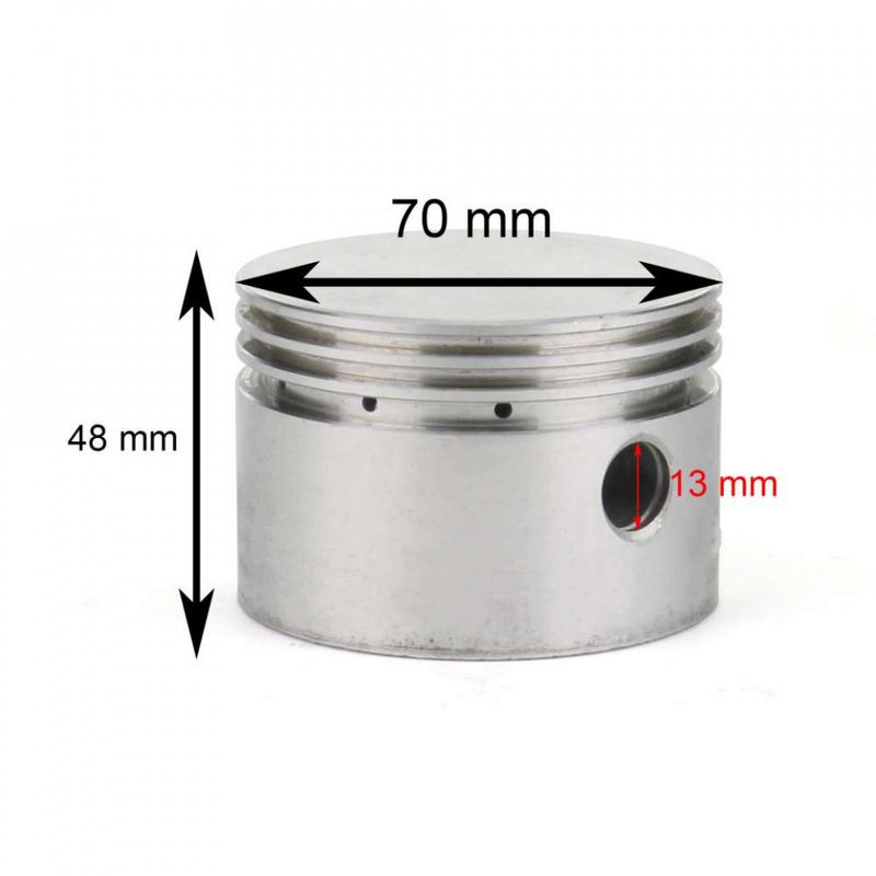 Casa si Gradina - Electrice - Echipamente electrice - Compresoare - Piston pentru cap compresor diametru 70 mm B-ACB2070+K Barracuda - Infinity.ro