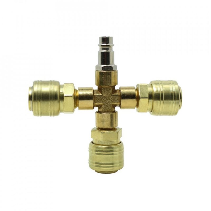 Casa si Gradina - Electrice - Echipamente electrice - Compresoare - Splitter cu patru cai cu cuplaje rapide pentru compresor de aer B-AC0041 - Infinity.ro