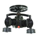 Casa si Gradina - Electrice - Echipamente electrice - Compresoare - Cap compresor de aer cu 2 pistoane 1.5kW 120L/min KraftDele KD1401 - Infinity.ro