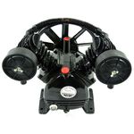 Casa si Gradina - Electrice - Echipamente electrice - Compresoare - Cap compresor de aer cu 2 pistoane 1.5kW 120L/min KraftDele KD1401 - Infinity.ro