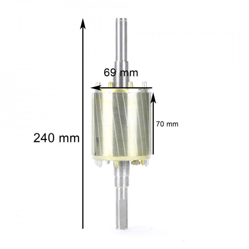 Casa si Gradina - Electrice - Echipamente electrice - Accesorii compresoare - Rotor motor 550W pentru compresor fara ulei B-ROTOR.550W - Infinity.ro