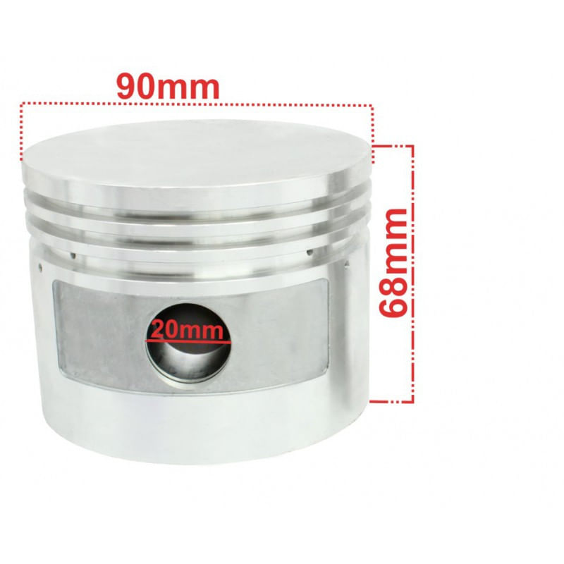 Casa si Gradina - Electrice - Echipamente electrice - Accesorii compresoare - Piston, inele, biela pentru compresor de aer diametru 90mm B-KIT.90MM Barracuda - Infinity.ro