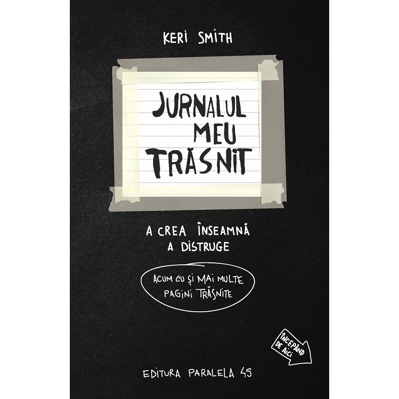 Carti si Birotica - Carti - Bestseller - Jurnalul meu trasnit... In alb si negru. Acum cu si mai multe pagini trasnite - 	SMITH Keri - Infinity.ro