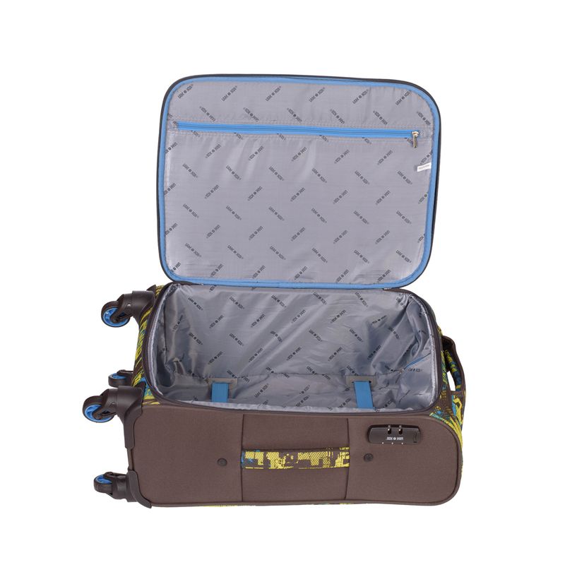 Sport si Outdoor - Articole de voiaj - Trolere - Troler Colage 55x36x22 cm, 2.3 kg, gri / galben - Infinity.ro