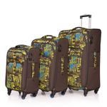 Sport si Outdoor - Articole de voiaj - Trolere - Troler Colage 55x36x22 cm, 2.3 kg, gri / galben - Infinity.ro