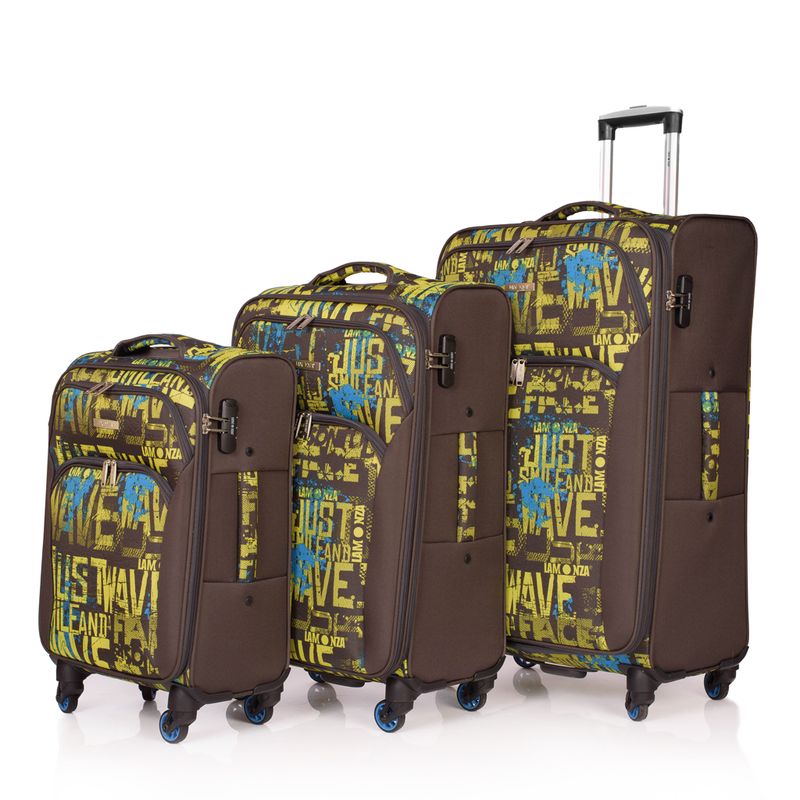 Sport si Outdoor - Articole de voiaj - Trolere - Troler Colage 55x36x22 cm, 2.3 kg, gri / galben - Infinity.ro
