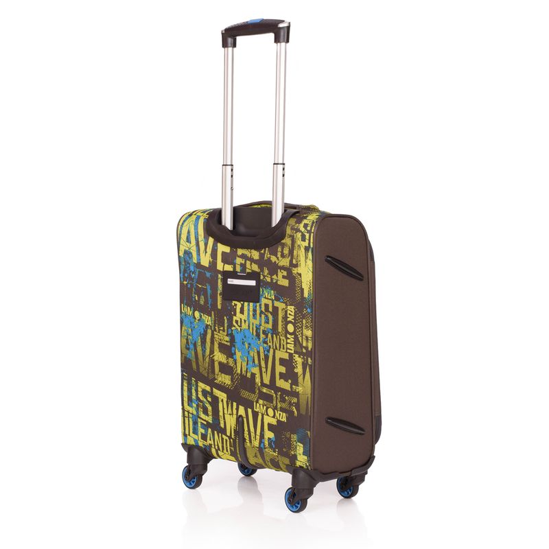 Sport si Outdoor - Articole de voiaj - Trolere - Troler Colage 55x36x22 cm, 2.3 kg, gri / galben - Infinity.ro